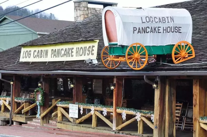 Log Cabin Pancake House in Gatlinburg