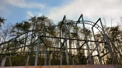 mystery mine roller coaster in dollywood