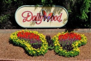 Dollywood flower sign