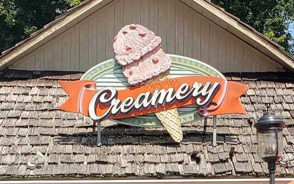 old mill creamery best dessert in pigeon forge